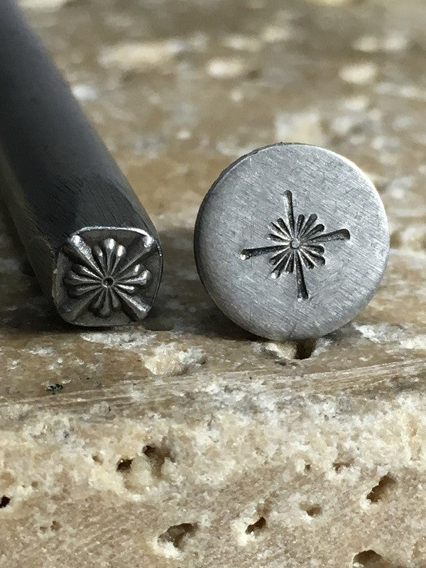 Fan Metal Design Stamp,Decorative metal stamps-jewelry stamps,navajo  stamps, Supplies for Hand Stamped DIY, Jewelry Making